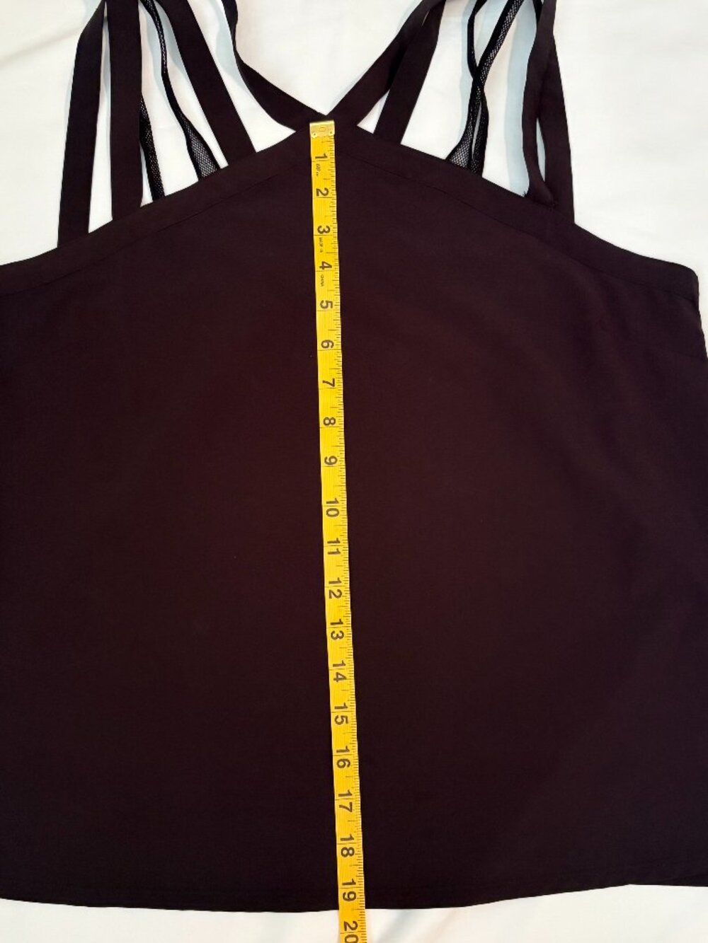 Fabletics Liza Scoop Neck Activewear Tank Top Black Medium M - Picture 6 of 8